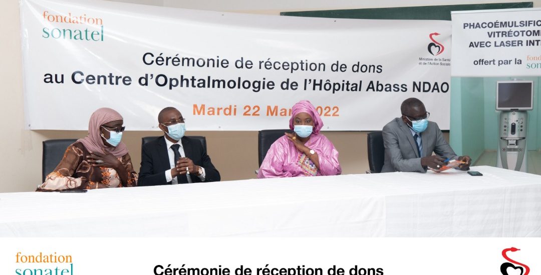 La Fondation Sonatel offre à l’hôpital Abass Ndao du matériel ophtalmologique de dernière génération