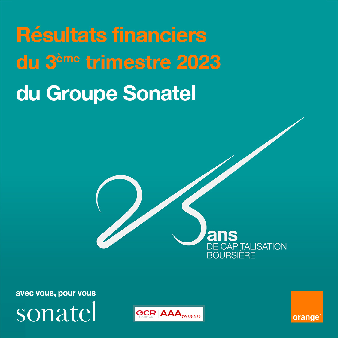 Résultats consolidés du Groupe Sonatel au 30 septembre 2023 – 3e Trimestre 2023