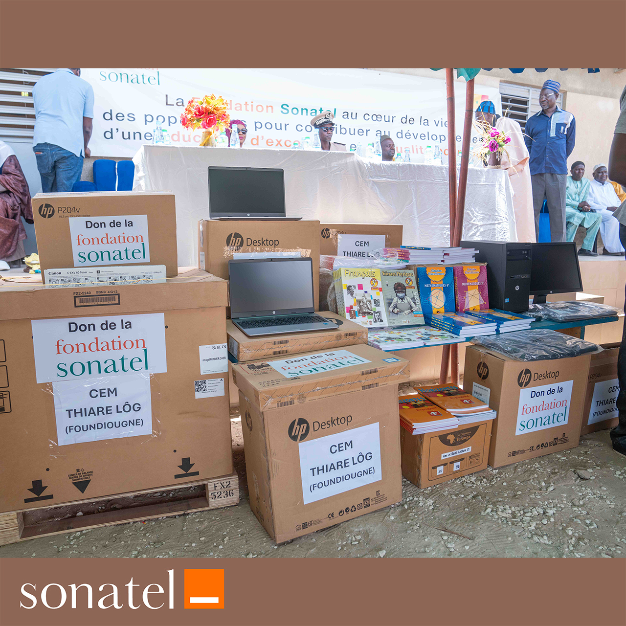 La Fondation Sonatel équipe les élèves de Thiaré Log